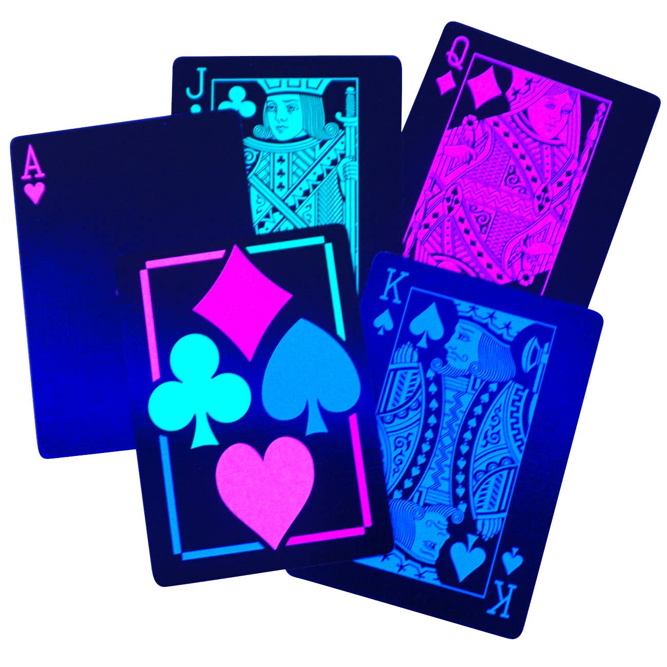 Island Dogs - Wholesale Playing Cards - Black Light Playing Cards1