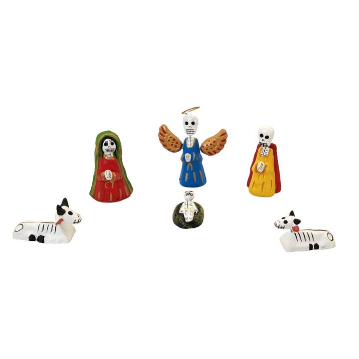 Sedona Spirit - Wholesale Nativity Scene Decor - Day of the Dead Nativity Set