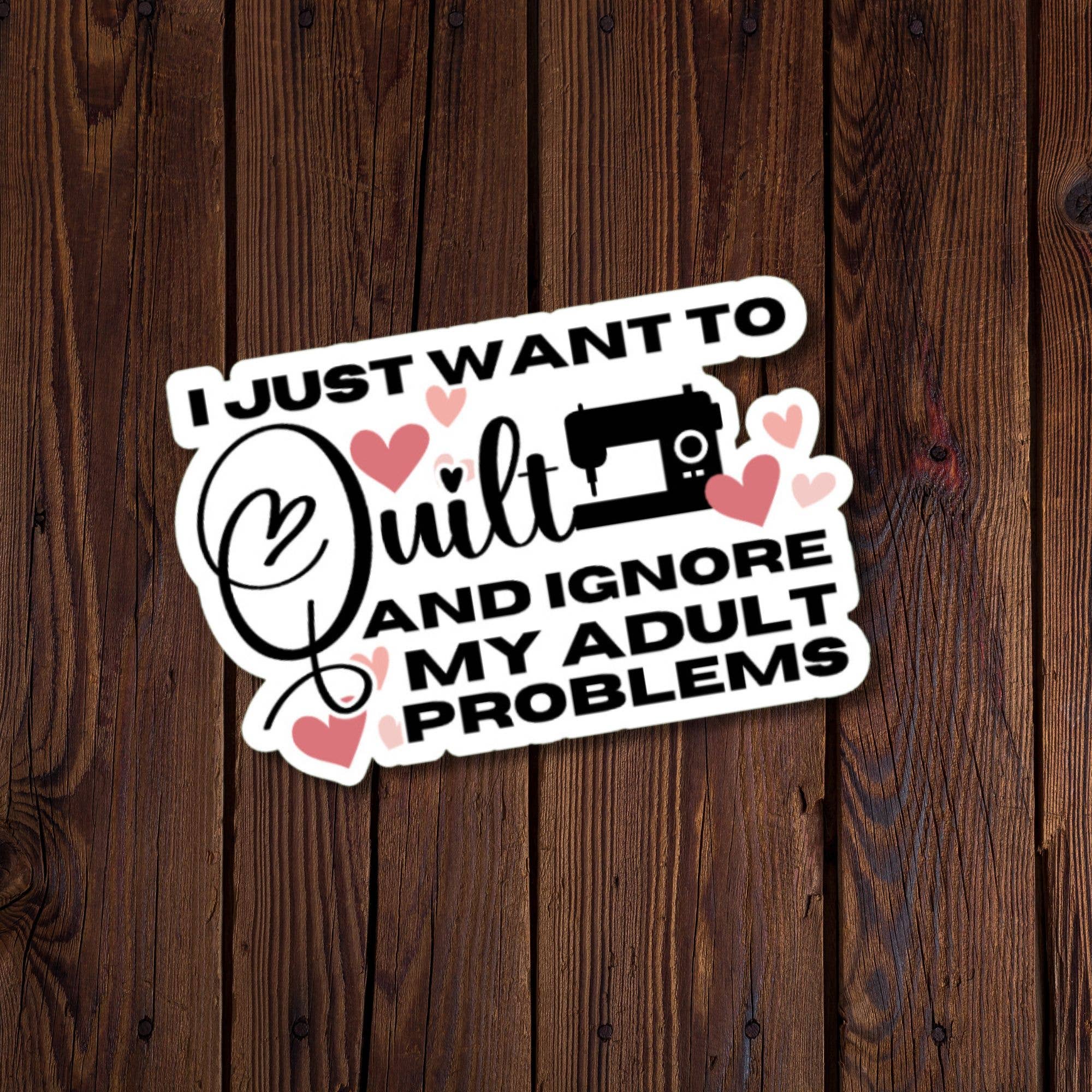 Roxanne Johnston Designs - Wholesale Sticker - Quilting Sticker Pack - Minimum Order Collection Pack12