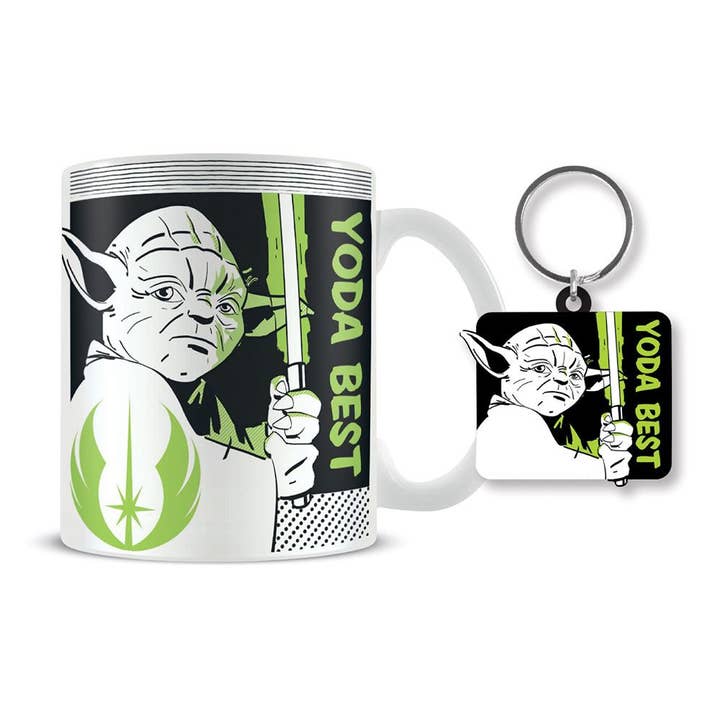 Star Wars (Yoda Best) Mug & Keychain Set for wholesale by Pyramid International