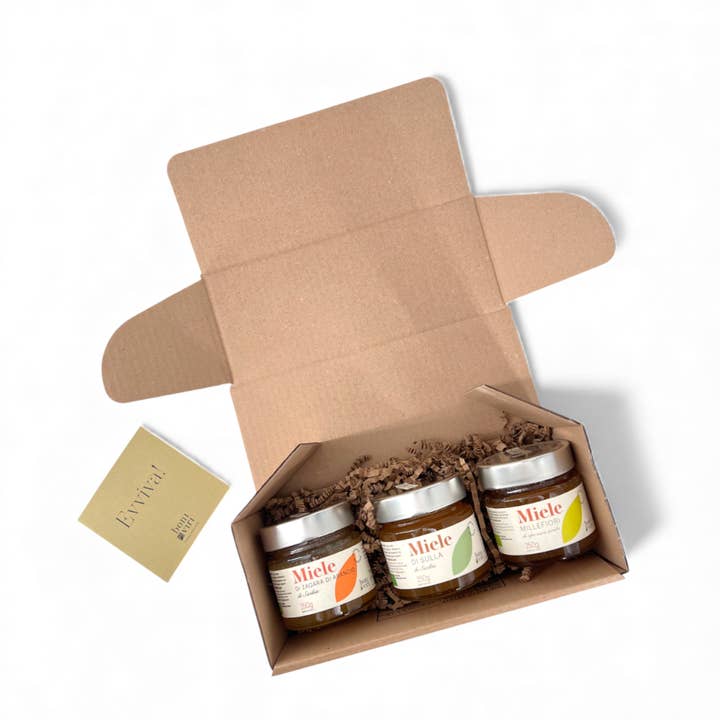 Boniviri BCorp - Wholesale Honey - Trio of Organic Sicilian Honey - Bestseller10
