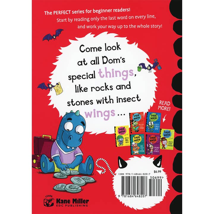 EDC Publishing - Wholesale Early Reader Book (6-8) - School of Monsters: Dom's Special Things1