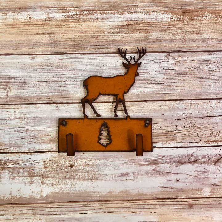 Universal Ironworks USA – wholesale Väggkrok – Hjort Lodge dubbel nyckel krok