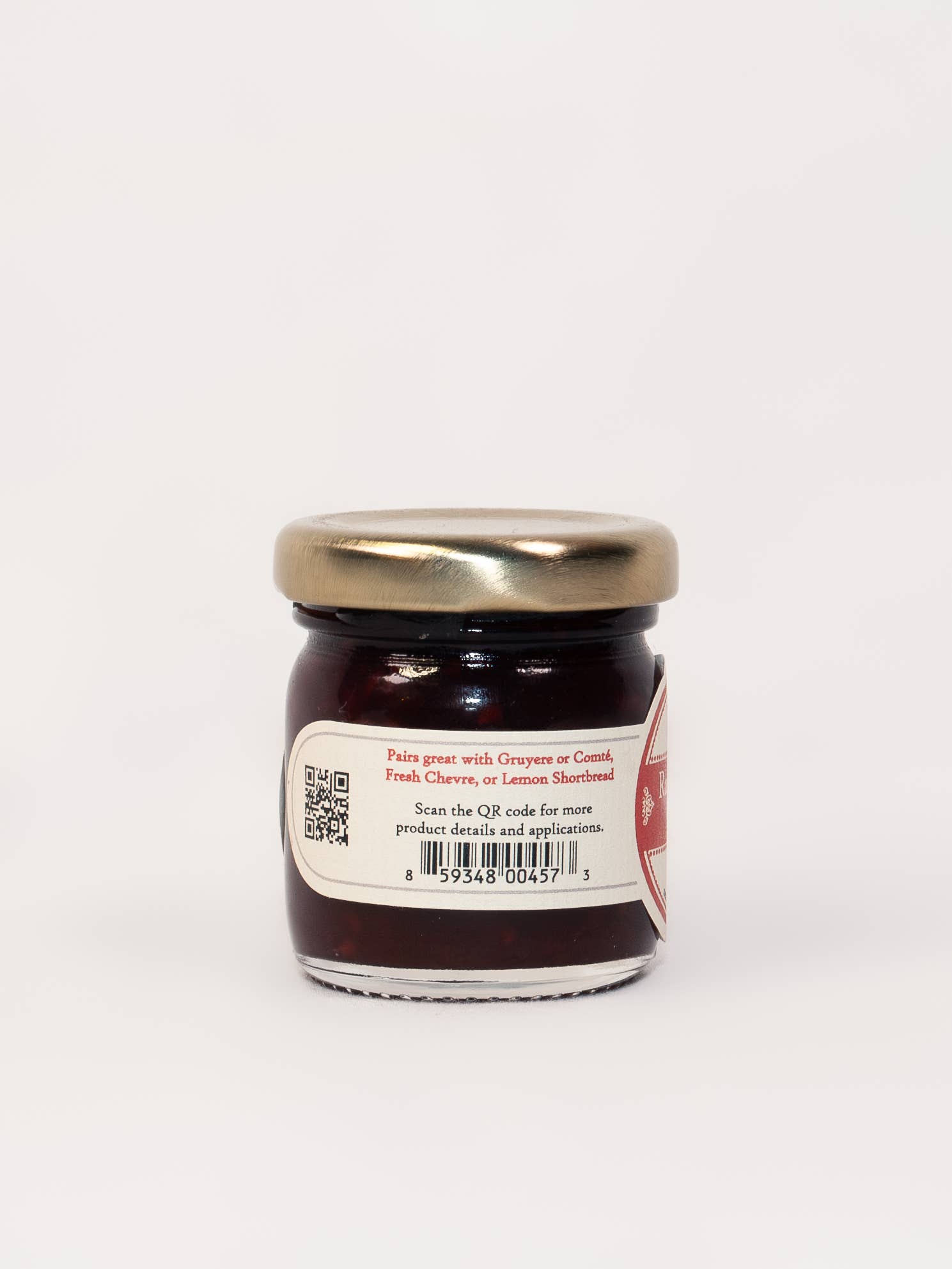 Gourmet Indulgences, LLC (dba Quince & Apple Company) - Wholesale Jam/Jelly - Raspberry Rose - Case of 12 - 1.5 oz Jars  1