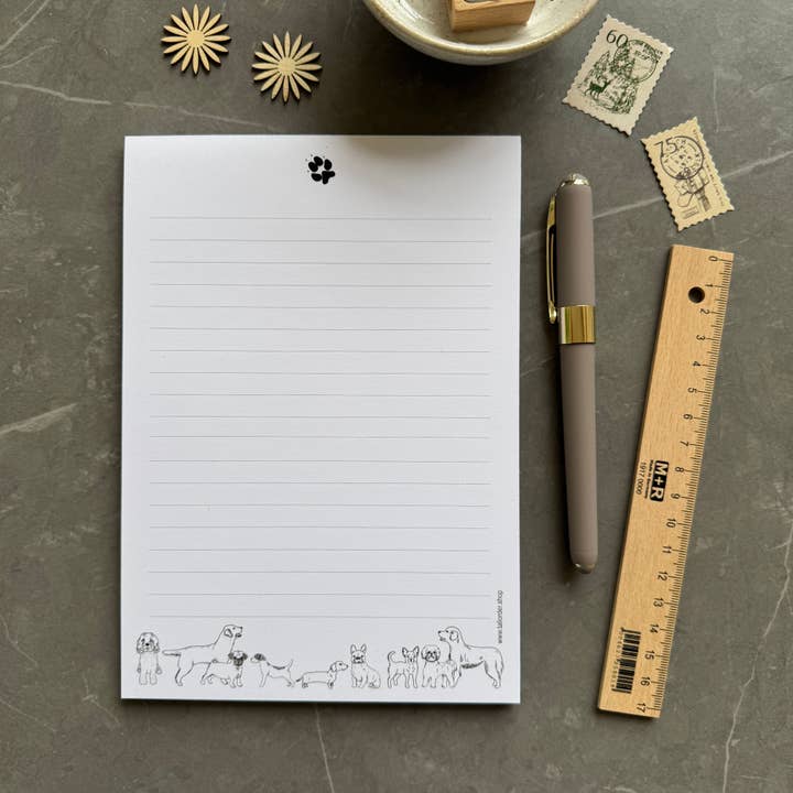 Bloc de notas A5 con ilustraciones de perros, cuaderno, regalo para mamá de perros para venta al por mayor de Tall Order