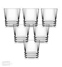 Hakan – Engroshandel Cocktail-/likørglas – Elegant whiskyglas sæt med 6, drikkeglas, 10,7 O8