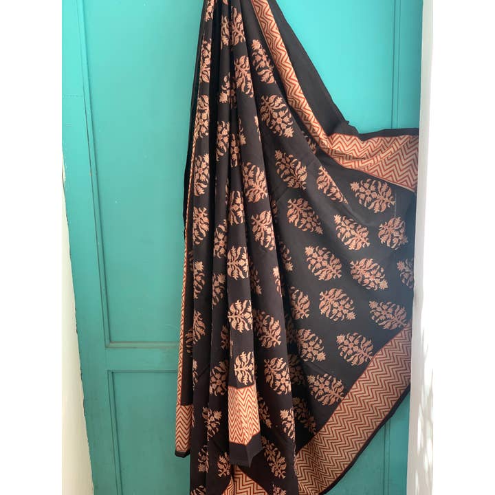 Aurobelle Ibiza – wholesale Halsduk - Dam – Stor storlek Sarong eller Pareo i blocktryck ny kollektion
