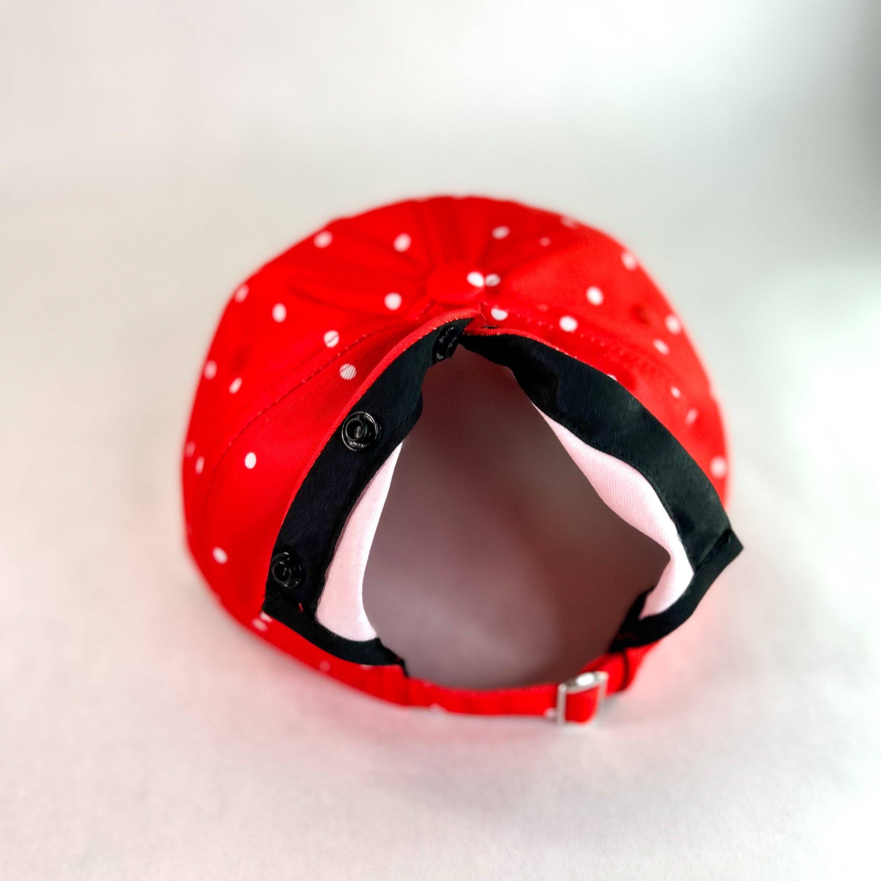 Red Sprite Hats - Wholesale Baseball Cap - Women's - Magical Baseball Caps + Detachable Bows, Hidden Ponytail Hat5