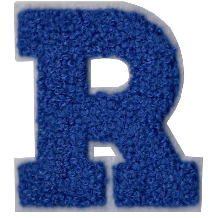Patch Points - Wholesale Patch - Royal Blue Chenille Iron on Letters17