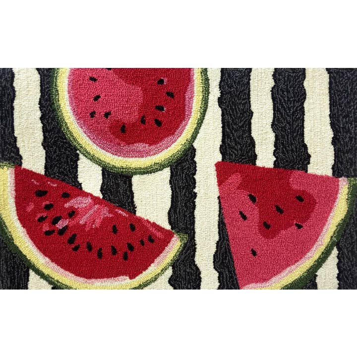 Watermelon Stripe Rug /Doormat for wholesale by Decorium Living