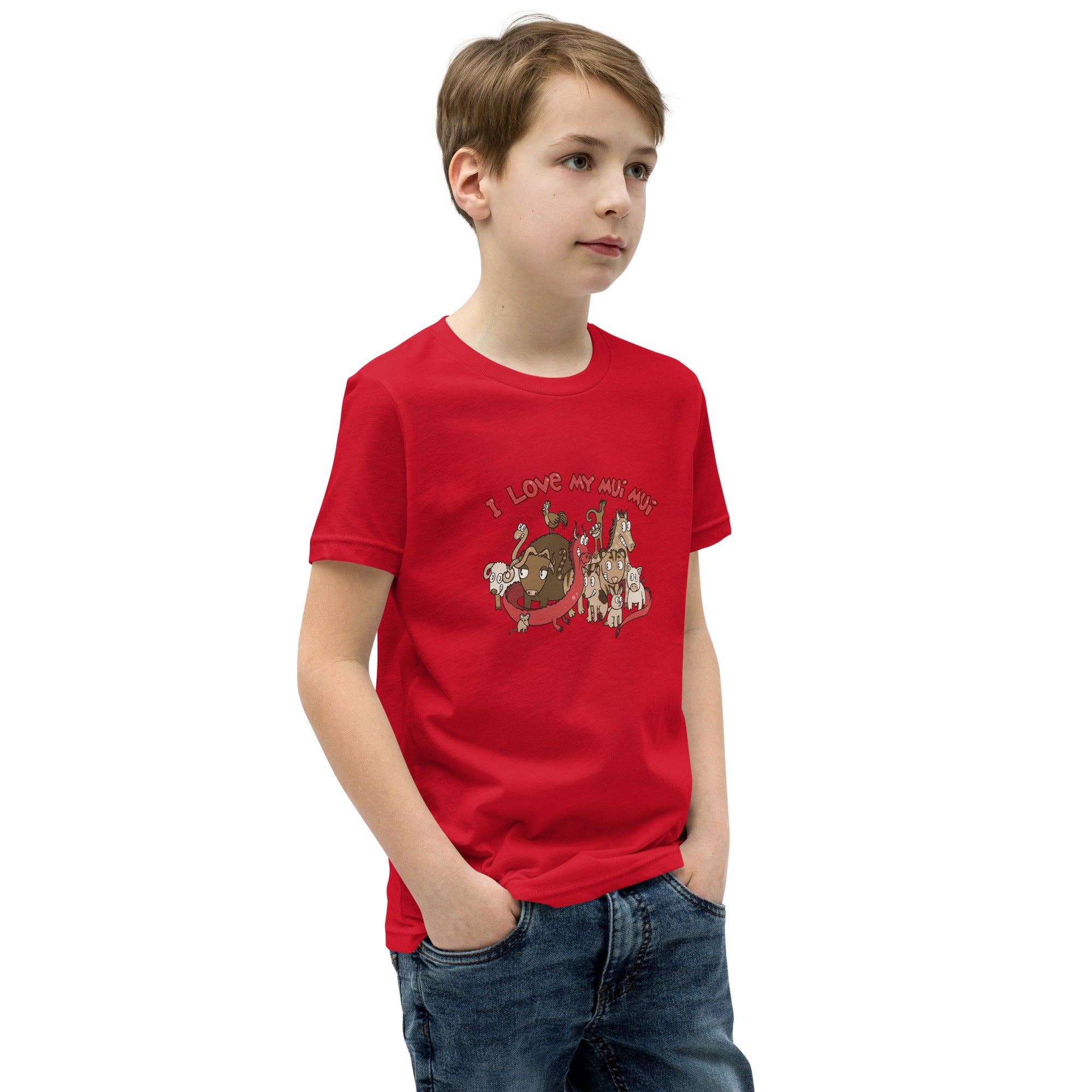 1st Generation SF - Wholesale Screen Printed T-Shirt - Kids - Youth- I Love My Mui Mui7
