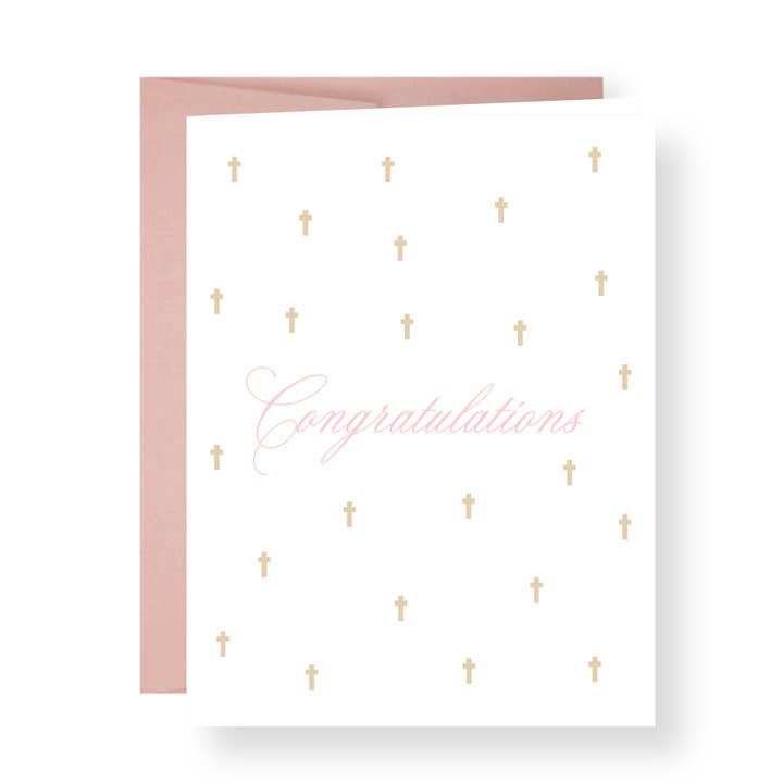 Mini Crosses Greeting Card for wholesale by Kramer Drive