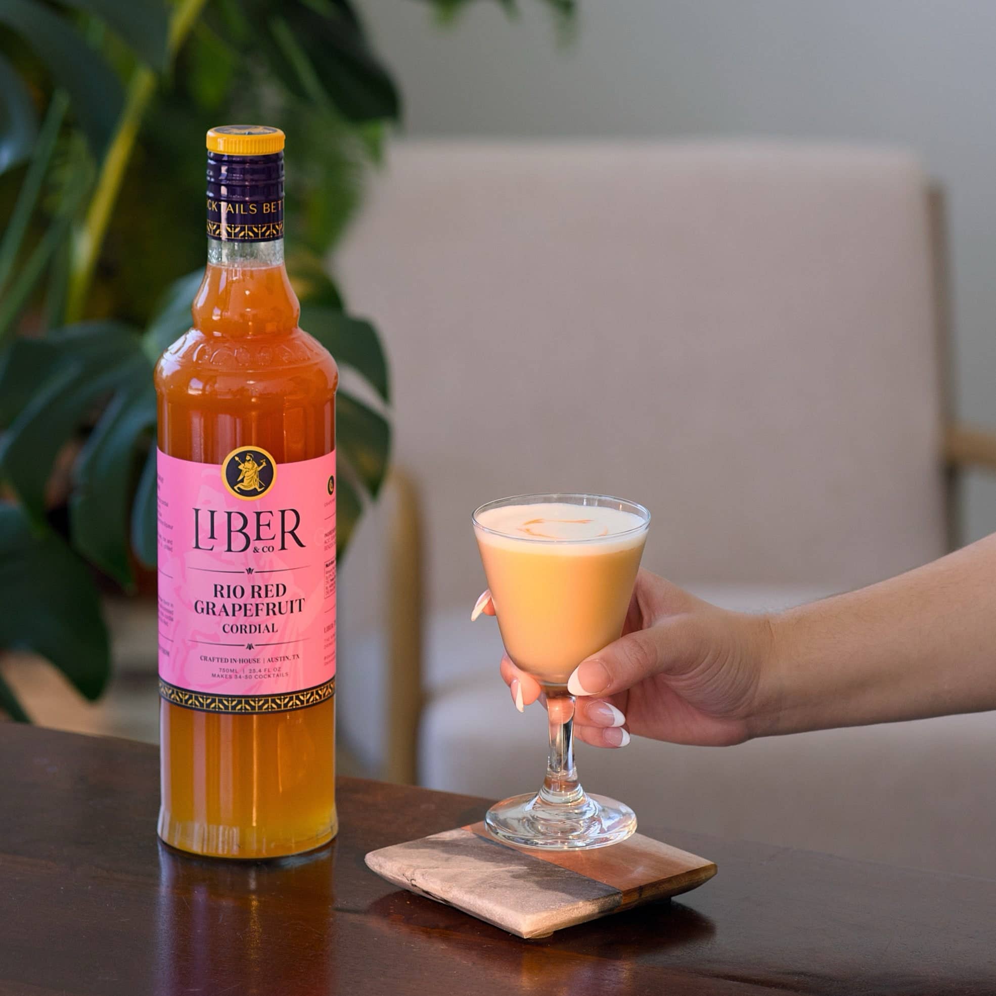 Liber & Co. – Engroshandel Cocktailmix/sirup – Rio Rød Grapefrugt Cordial3