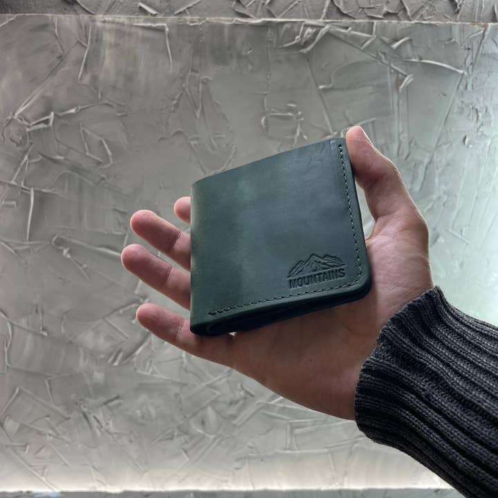 Skinny wallet, Minimalist wallet leather, Minimalist leather for wholesale by Mountains