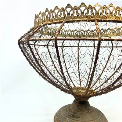 David Christopher's Collection - Wholesale Urn - Royal Vintage Wired Urn H: 12.5" X W: 14.5" 3