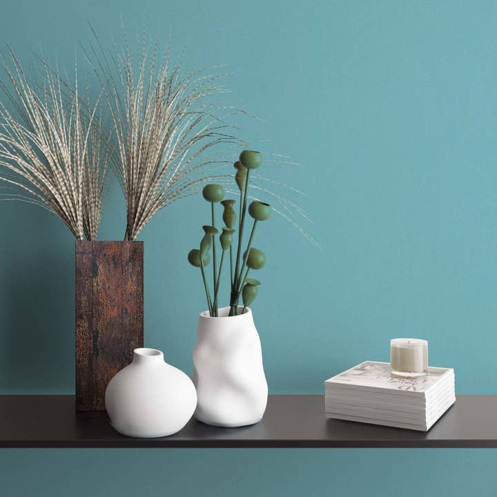 Papier peint uni turquoise pour chambre, salon ou cuisine pour la vente par Marburg