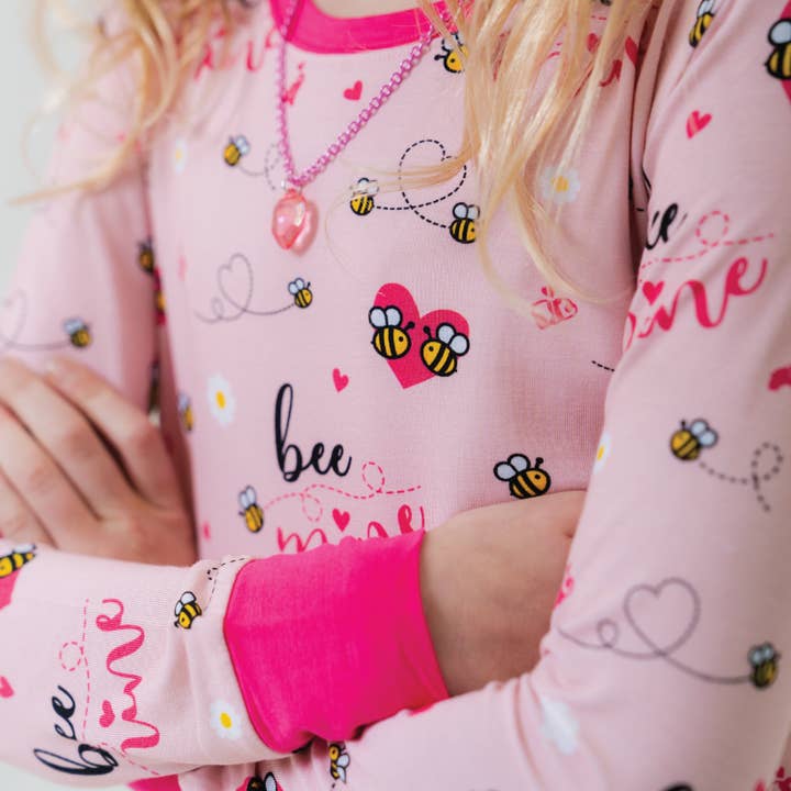 Bam & Stitch – wholesale Sleepwear set – Kids – Bee Mine Two-Piece Long Sleeve Pajama Set