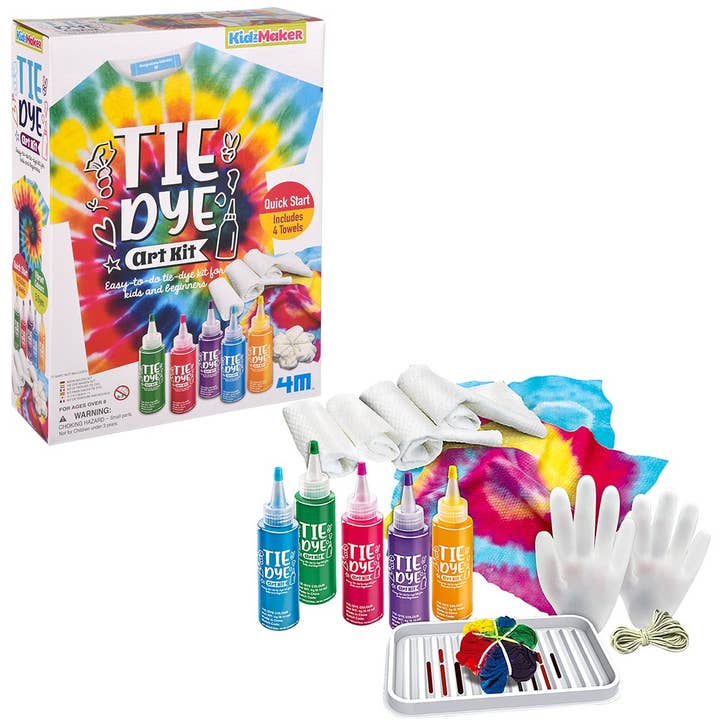 The Toy Network - Wholesale DIY Craft Kit - Kids - KidzMaker/Tie Dye Art Kit