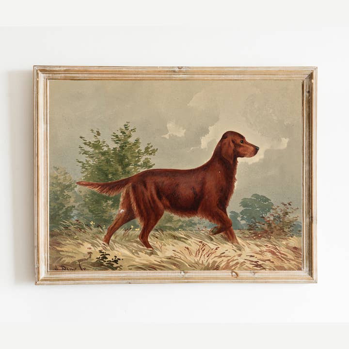 Flatcoated Retriever Antique Art Print and other Purchase Wholesale classic layflat. Free Returns & Net 60 Terms on Faire trending on Faire.