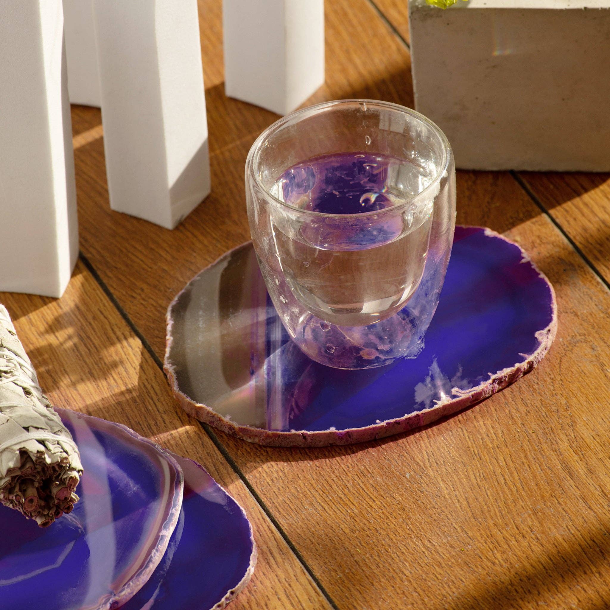 ENVIRONMENT - Wholesale Onderzetters - Paarse Agate Coaster2