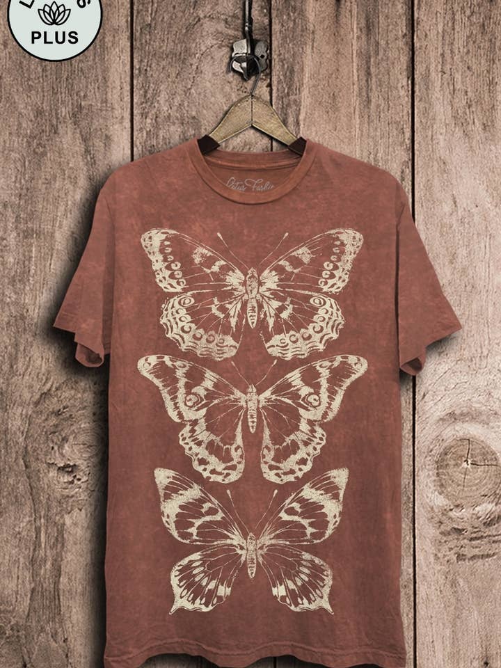 Lotus Fashion Collection - Wholesale T-Shirt (Graphic) - Women's - Butterflies Graphic Top4