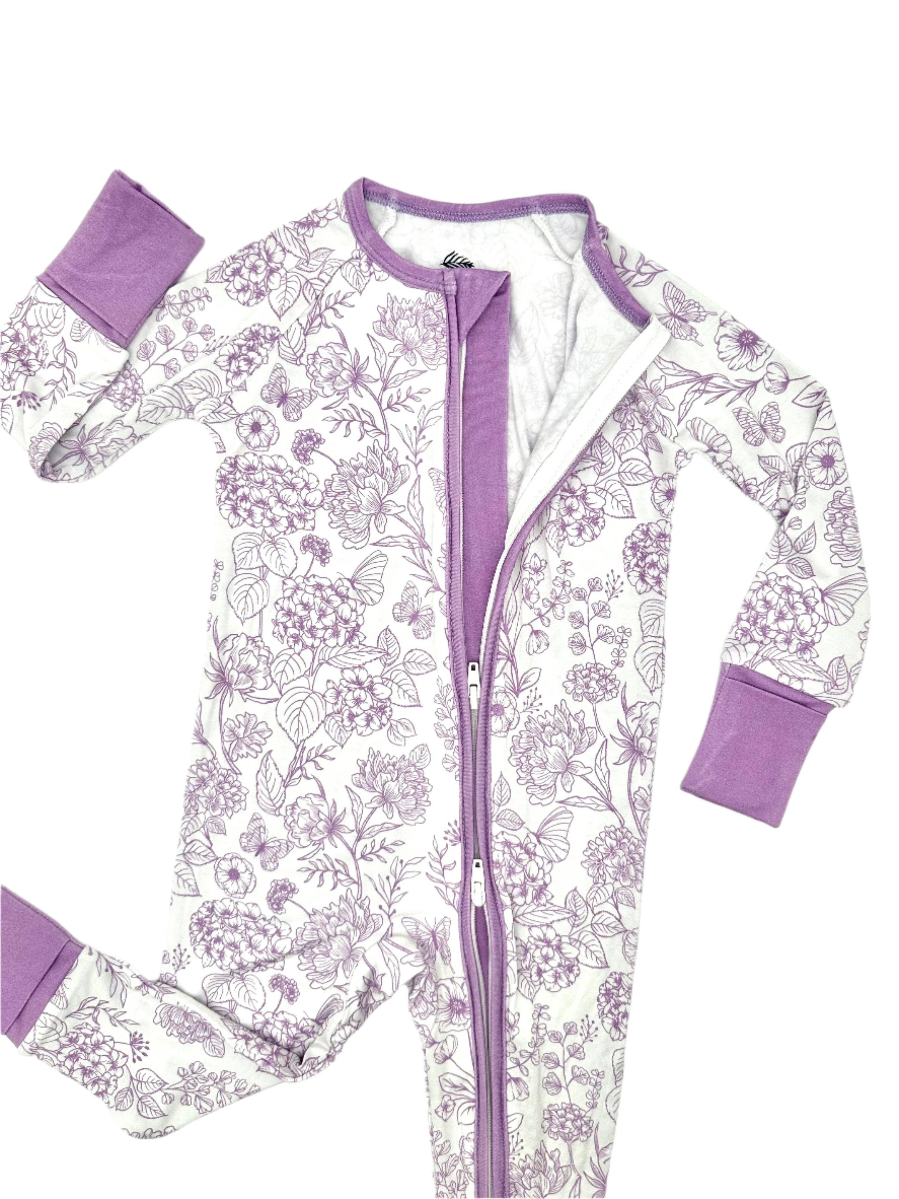 Shae & Palmer - Wholesale Bodysuit (Non-Footed) - Baby - Botanical - Amethyst –  Baby Romper4