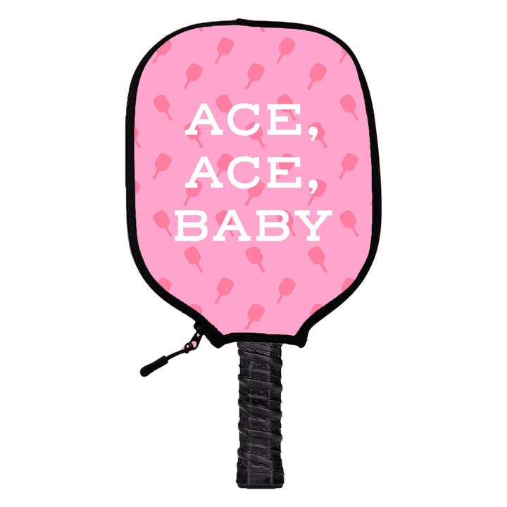 Housse Ace, Ace, Baby Pink Pickleball pour la vente par PickleBallerz