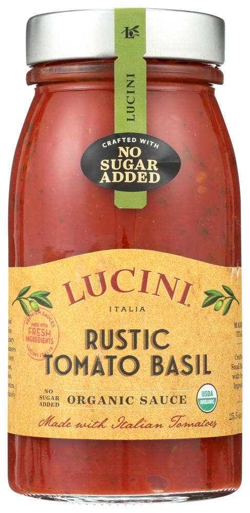 KeHE Distributors, LLC - Wholesale Vinegar - Lucini Rustic Tomato Basil Sauce, 25.5 OZ