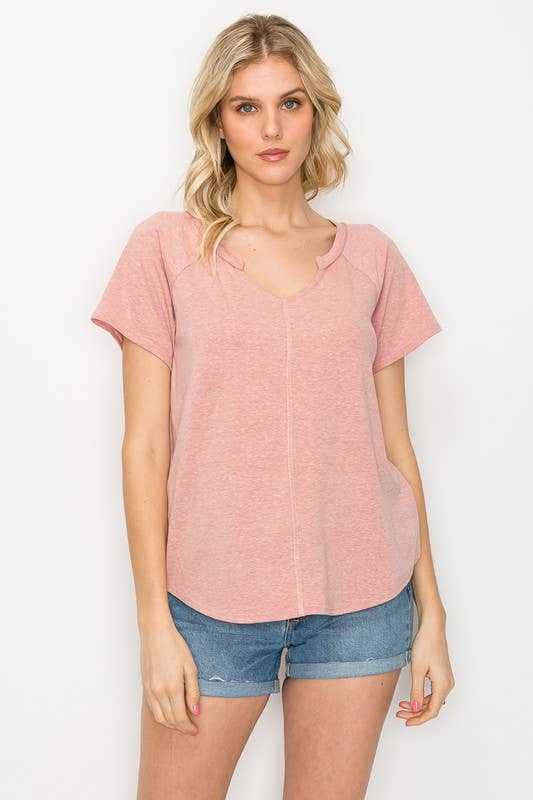 A.gain - Wholesale Gebreide top - Dames - 10884SSP627 - STEVIGE TOP MET V-HALS IN GROTE MATEN8