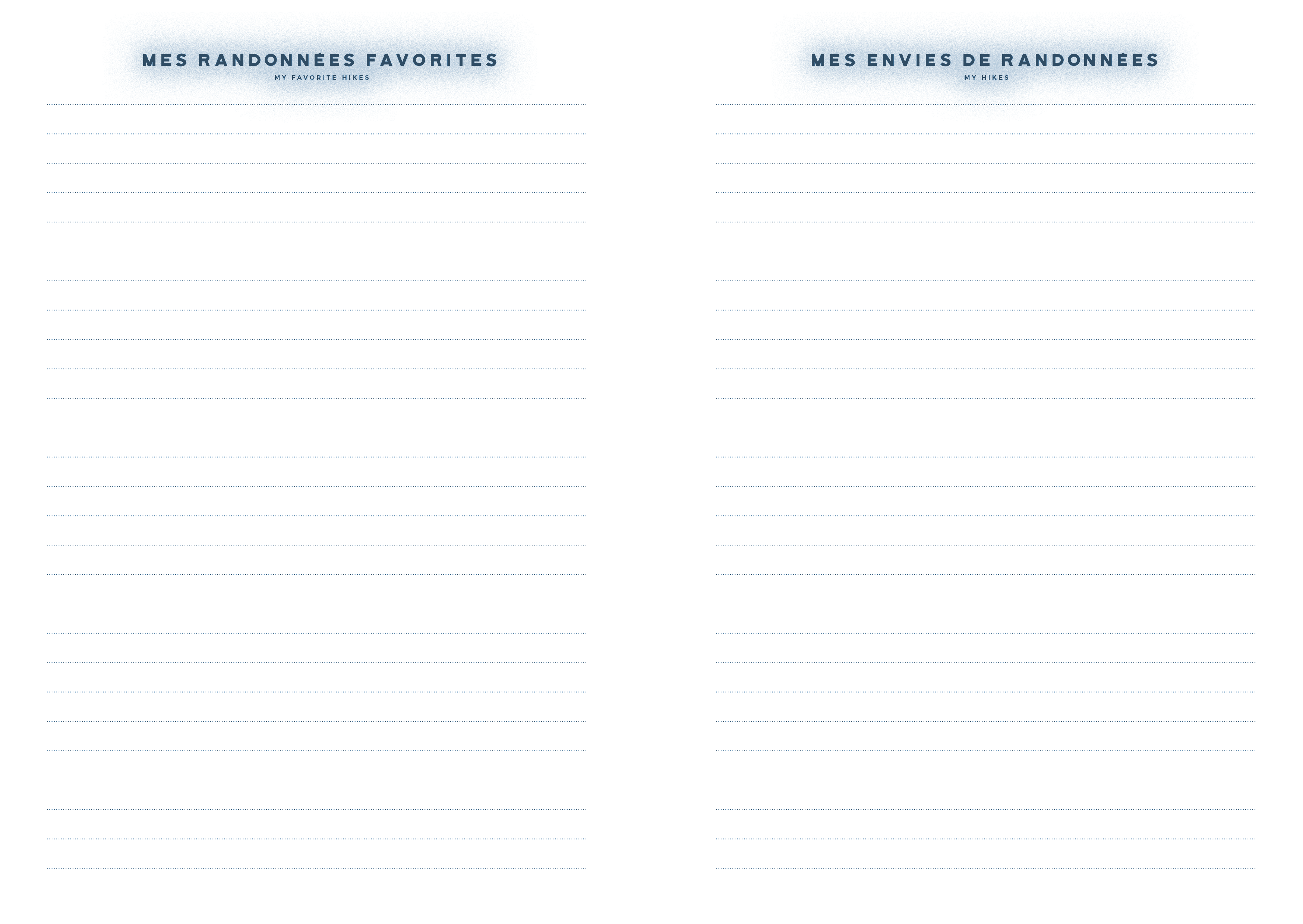 AVENTURA ÉDITIONS - Vente Journal intime - Carnet de Randonnée (Langue française)1