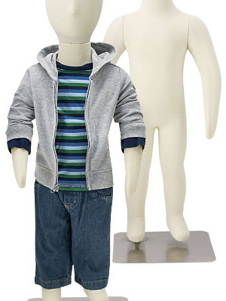 Small Youth Flexible Mannequin - 1 Year Old for wholesale by Store Supply Warehouse