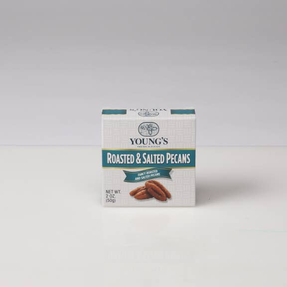 Young’s Premium Foods - Wholesale Nuts - Roasted & Salted Pecan Box 2oz Box2