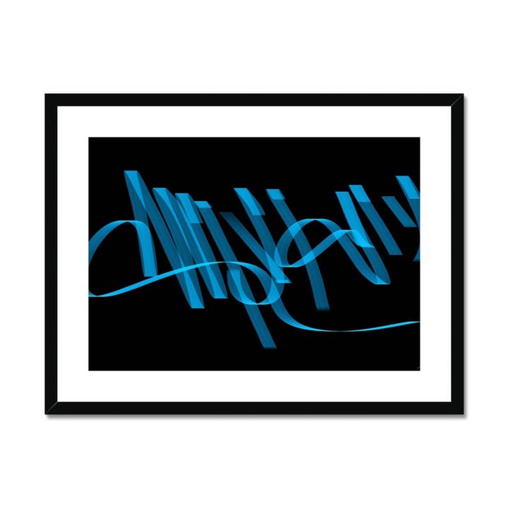 Digital La Ilaha Ilallah Framed & Mounted Print for wholesale by Siddiqa Juma