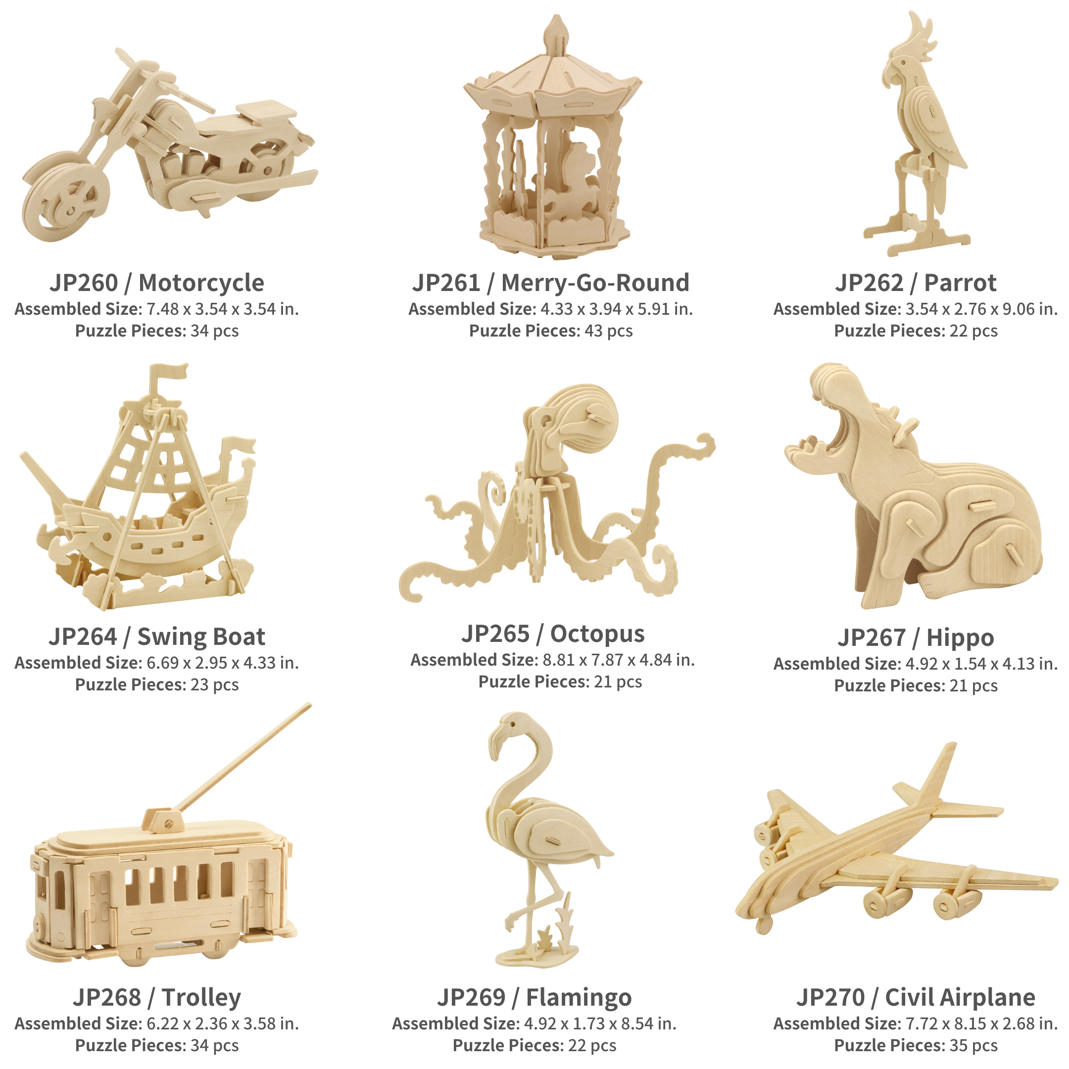 Hands Craft – wholesale Puzzle – Child – 3D Wooden Puzzles63