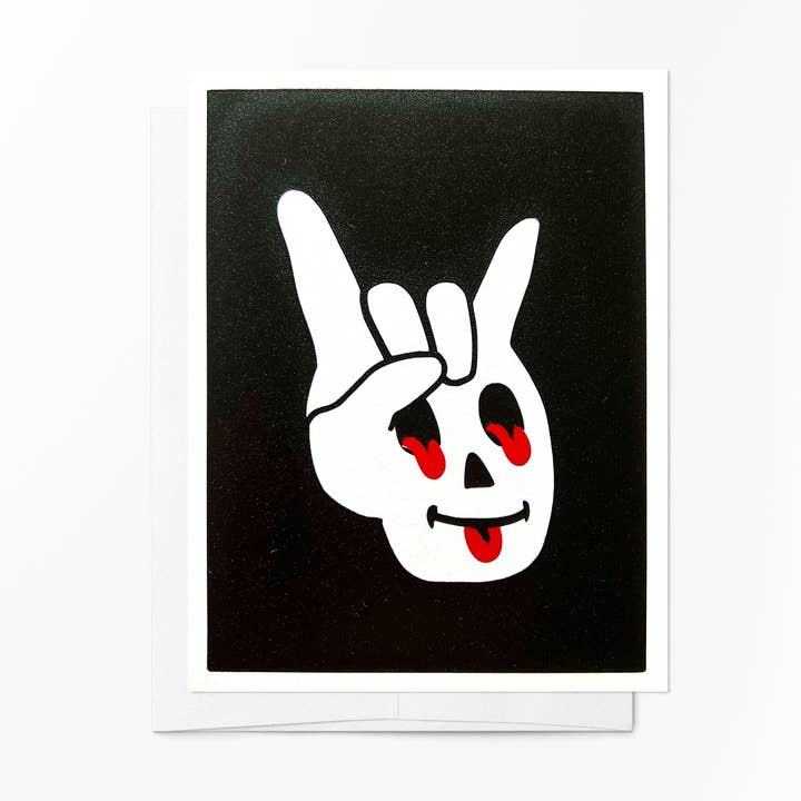 Rock ‘n Ghoul Card for wholesale by McWu