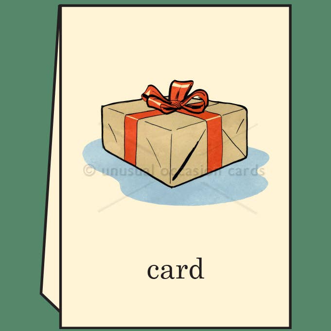 Carte-cadeau pour la vente par Unusual Occasion Cards