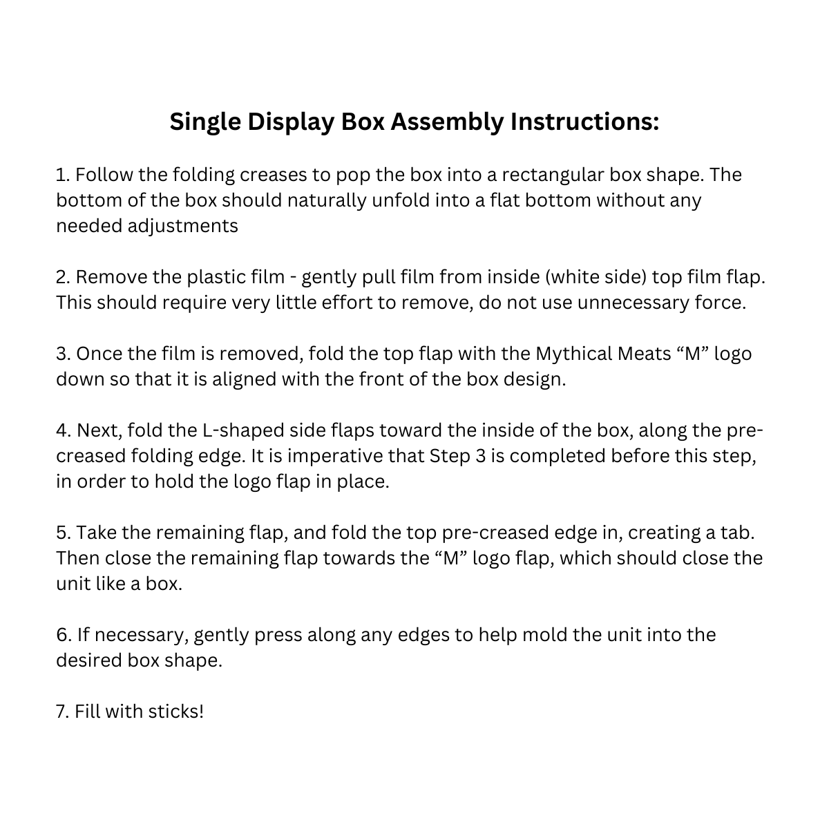 Mythical Meats - Wholesale Jerky - Retailer MINI Starter Pack - 120 Sticks + 2 Single Display Boxes1