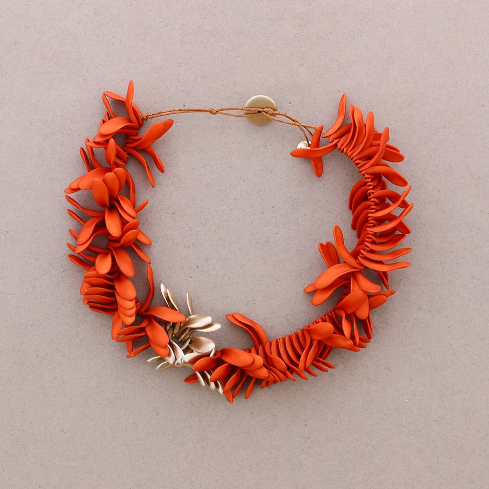 Sonata - Wholesale Choker/Collar - Petalos Resin Necklace4