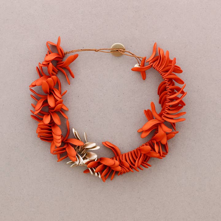 Sonata - Wholesale Choker/Collar - Petalos Resin Necklace4