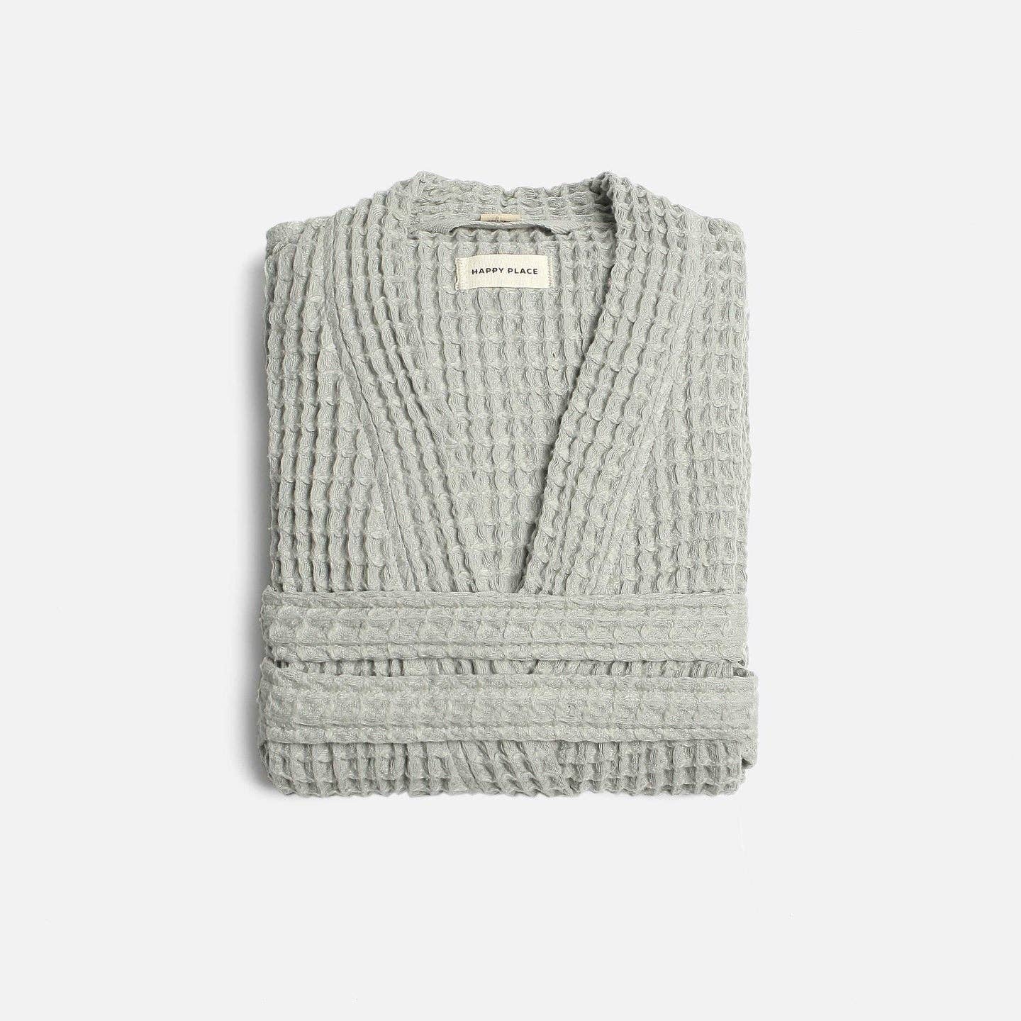 Happy Place Brand - Wholesale Robe - Women's - Organic Weightless Waffle Bath Robe11