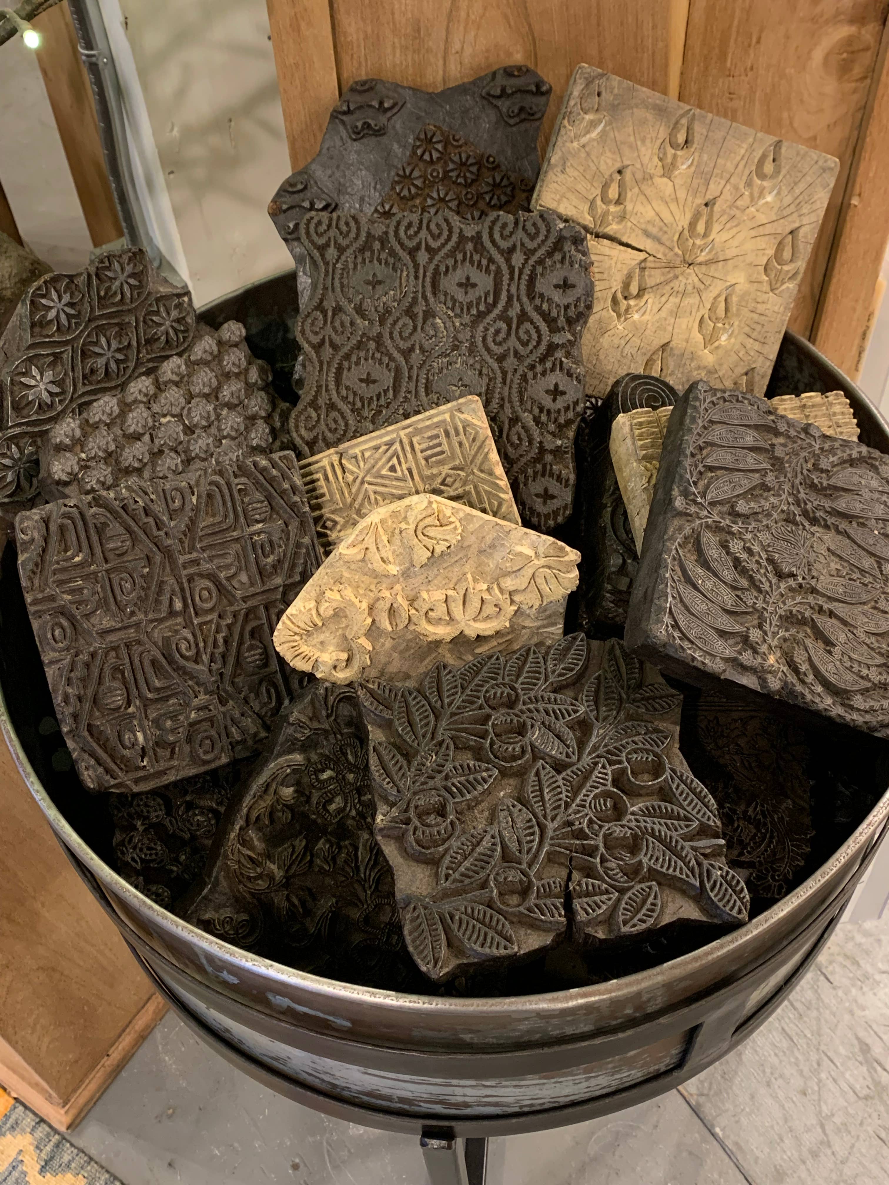 Asia West - Wholesale Decoratieve stempel - Met de hand gesneden houten drukblokken4