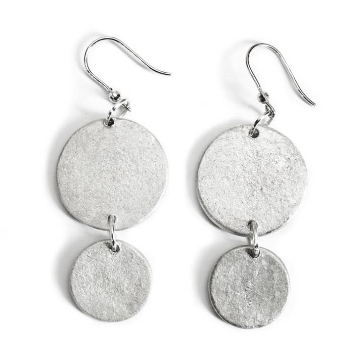 Double hoop earrings for wholesale by No War Factory s.r.l.