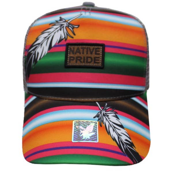 Cap Zone - Wholesale Trucker Hat - Unisex - Colorful Tribal Native Pride Trucker Cap