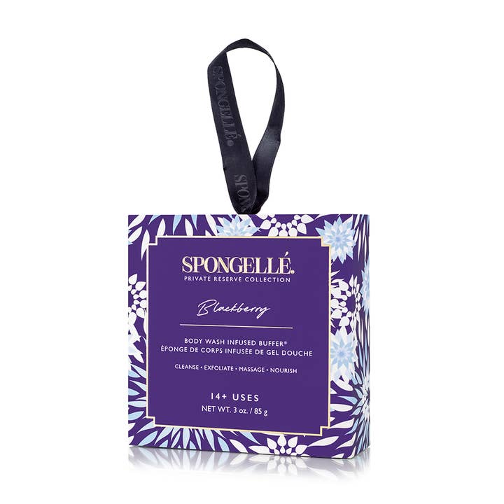 Spongellé - Wholesale Bath Pouf/Sponge - Blackberry Boxed Flower