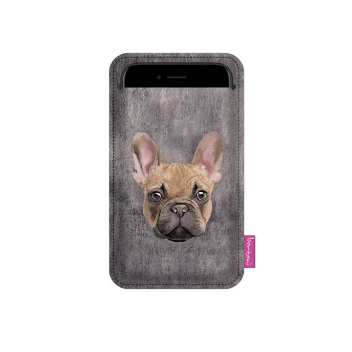 IngrossoBertoni by INCI Srl - Wholesale Phone Case - Women's - Tytus Bertoni Grey Felt Smartphone Case