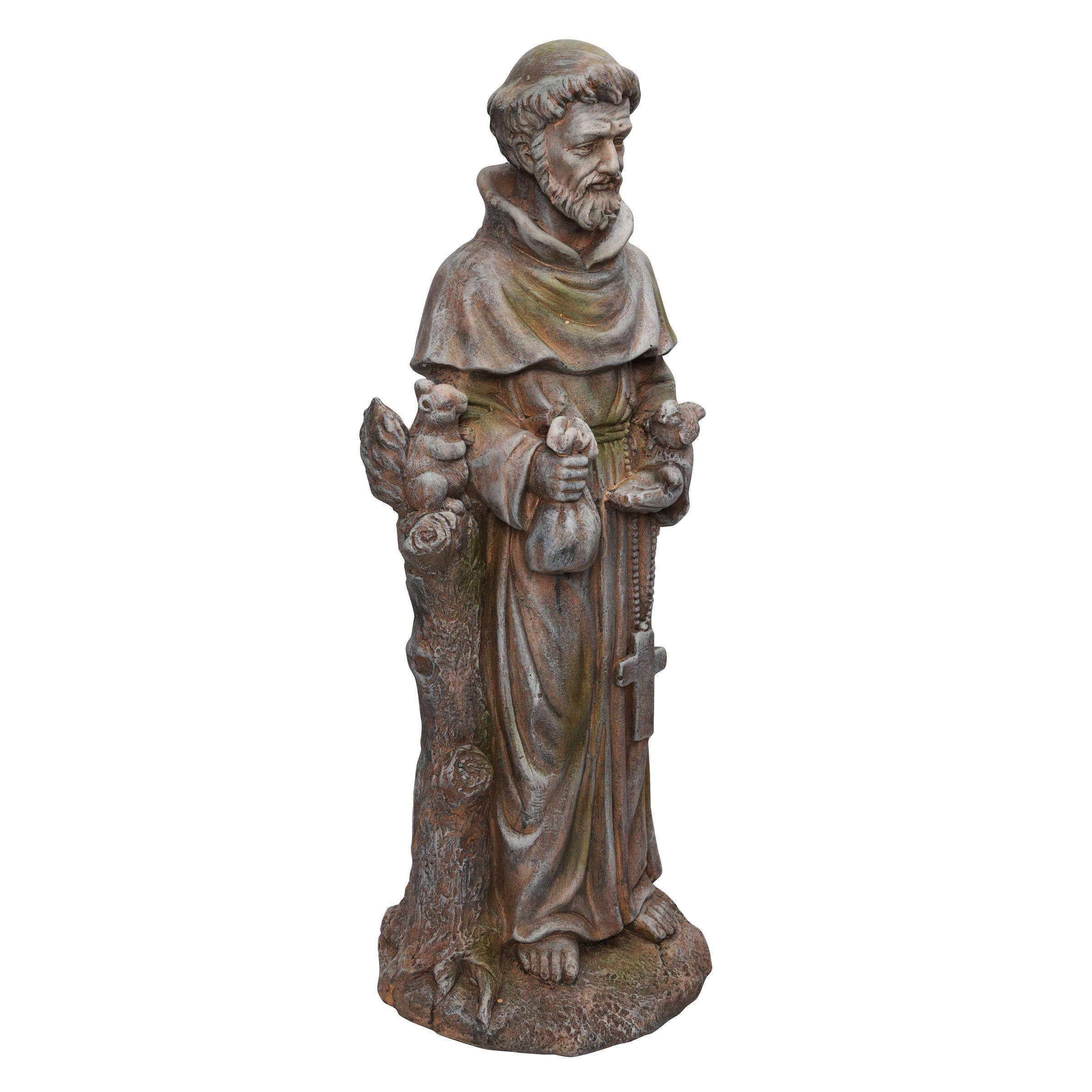 Alpine Corporation - Wholesale Outdoor Ornament/Decor - Alpine Corporation Old World St. Francis Statue2