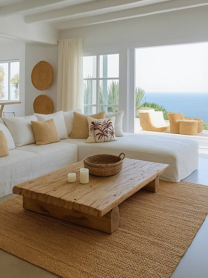 Funda de Cojín Bordada Palm Breeze – Edición Limitada - Marrón para venta al por mayor de Mama and Tochter