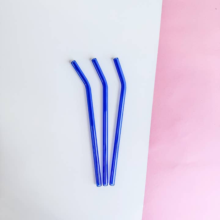 Luxey Cup - Wholesale Drinking straw - SIPSTRAWS - Thin Reusable Glass Straws —3 pack4