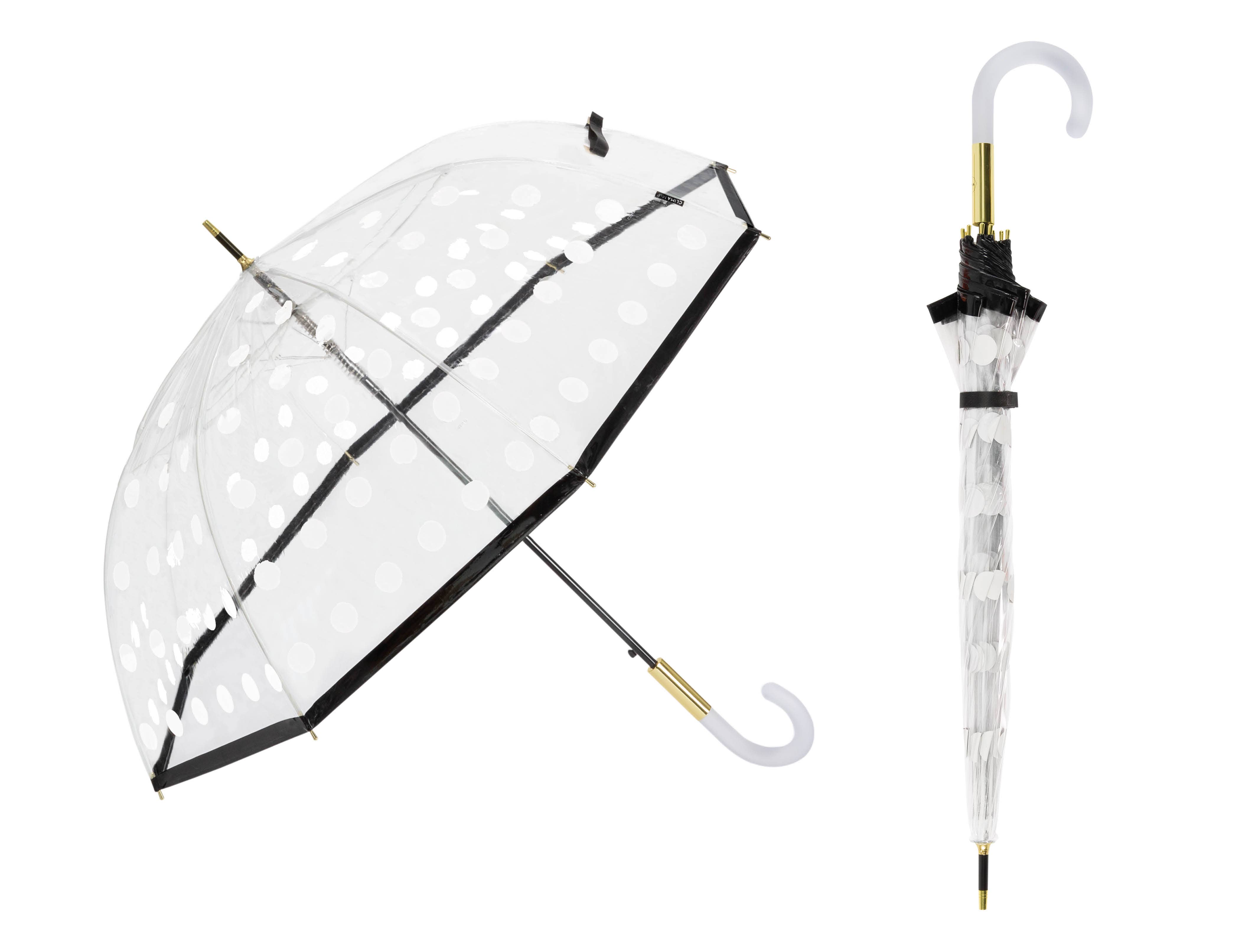 Mkr International - Wholesale Umbrella - Women's - “Azahar” Windproof Transparent Automatic Long Umbrella2
