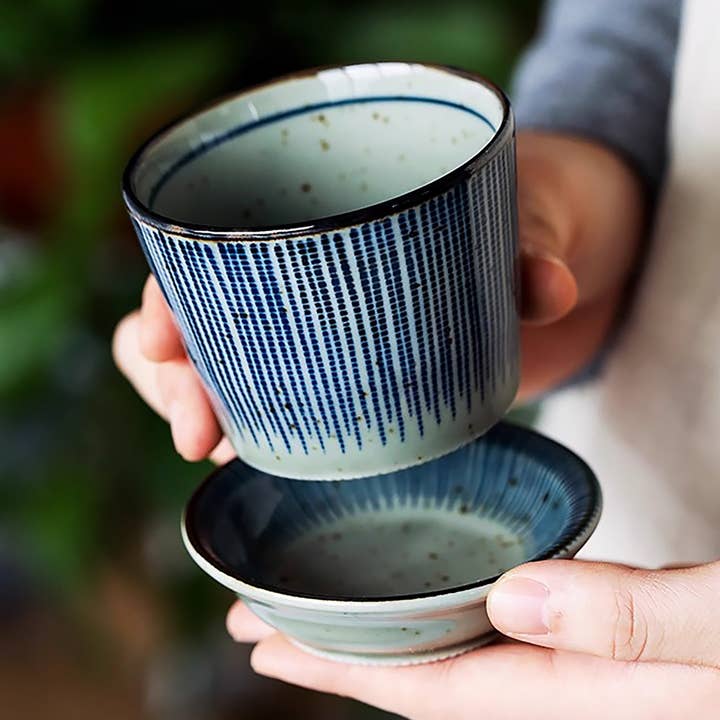 Yunomi Minoyaki kopp med tokusa-mönster för wholesale av MinoCraft